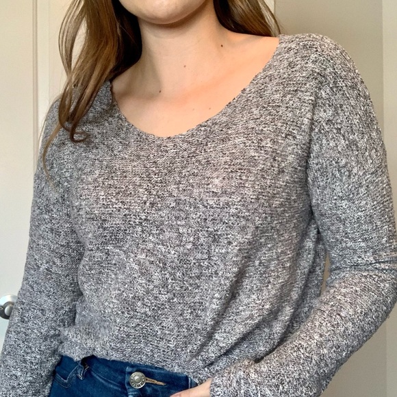 Twik Grey Knit Sweater - Picture 3 of 8